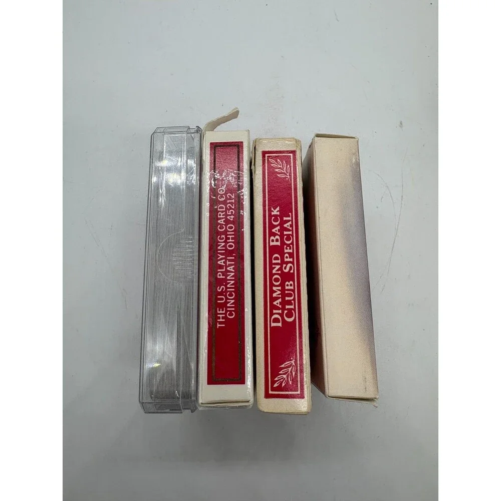 4 Deck Playing Card Lot: Vintage Dunes Casino, Bee Club Special, Souvenir Decks